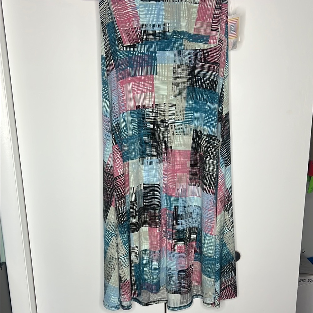 LuLaRoe Maxi Skirt - Multicolor Patchwork
